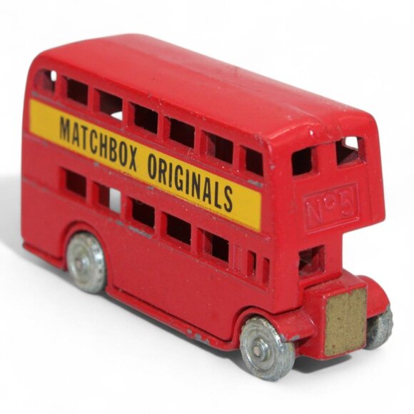 1988 Matchbox Originals London Double Decker Bus Red - Picture 7 of 7